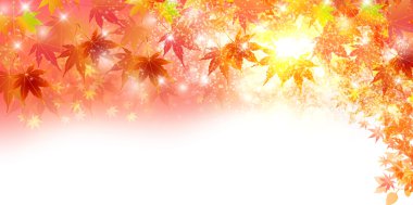 Sonbahar, sonbahar manzarası arka planından ayrılıyor