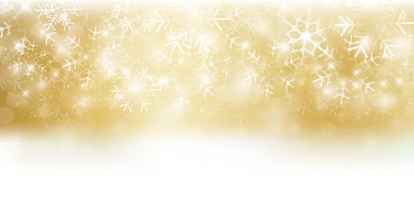 クリスマスの雪の風景の背景 — ストックベクタ