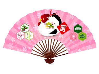 Horoz yılbaşı kartı fan simge