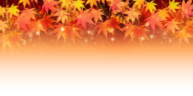 Sonbahar, sonbahar manzarası arka planından ayrılıyor