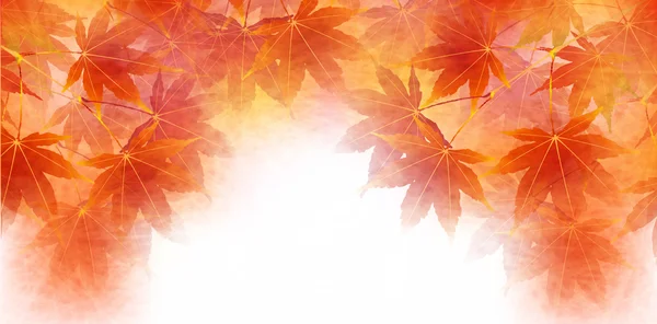 Outono folhas outono paisagem fundo —  Vetores de Stock