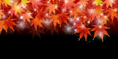 Sonbahar, sonbahar manzarası arka planından ayrılıyor