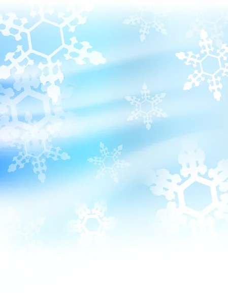 Jul snö landskap bakgrund — Stock vektor
