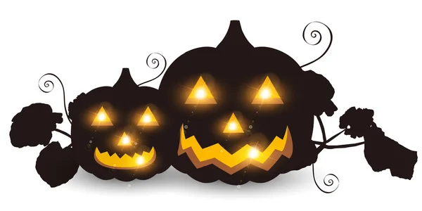 Halloween pumpa ghost ikonen — Stock vektor