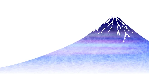 Fuji japanska papper gratulationskort bakgrund — Stock vektor