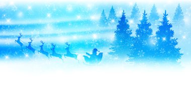 Noel kar manzara arka plan