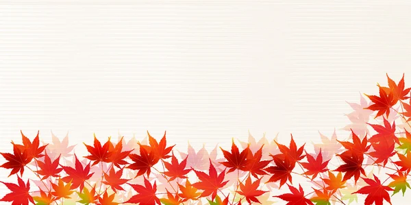 秋天的树叶秋天日本论文的背景 — 图库矢量图片