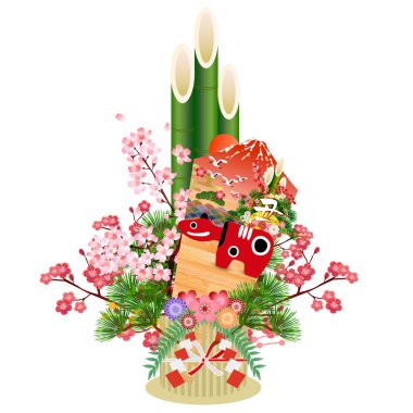 İnek Yeni Yıl Kartı Zodiac simgesi