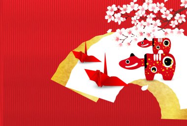 İnek Yeni Yıl kartı Zodiac geçmişi