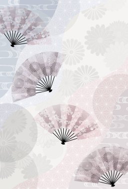 Japon desenli kartpostal geçmişi için yas tutmak