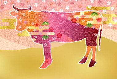 İnek Yeni Yıl kartı Zodiac geçmişi