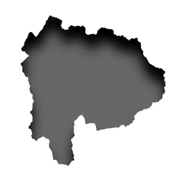山崎地图剪影白色图标 — 图库矢量图片