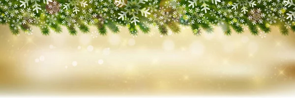 圣诞雪冬星空背景 — 图库矢量图片