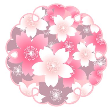 Japon desenli yeni yıl kart şablonu simgesi