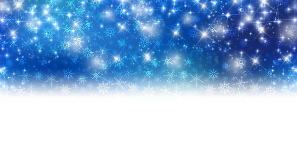 Navidad Nieve Invierno Acuarela Fondo — Vector de stock