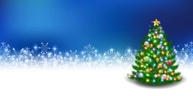 Noel karlı kış suluboya arka planı