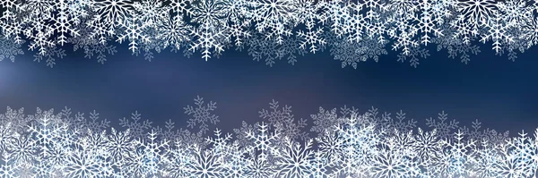 Noel Karlı Kış Suluboya Arka Planı — Stok Vektör