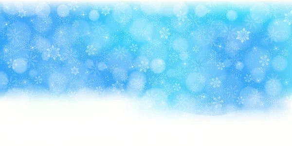 Boże Narodzenie Śnieg Zima Akwarela Tło — Wektor stockowy