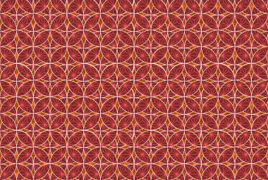 Japon desenli yeni yıl kart şablonu