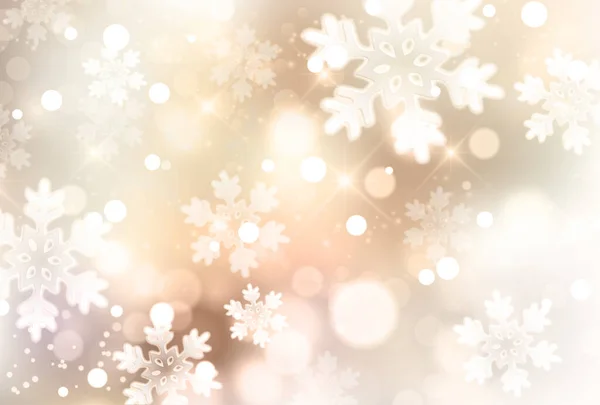Navidad Nieve Invierno Acuarela Fondo — Vector de stock