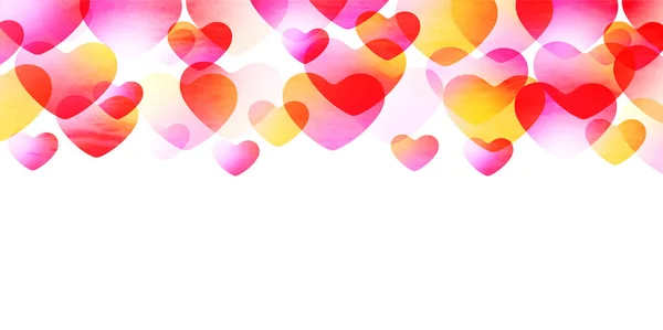 San Valentín Corazón Evento Febrero Fondo — Vector de stock