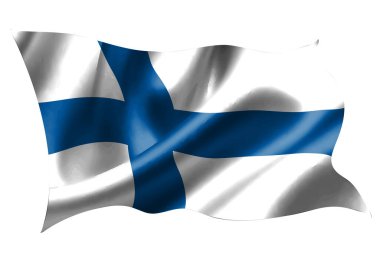 Finlandiya ulusal bayrak ipeği simgesi