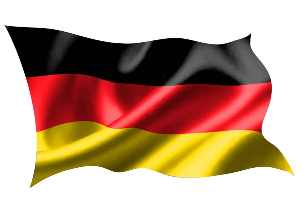 Deutschland Fahne — Stockvektor