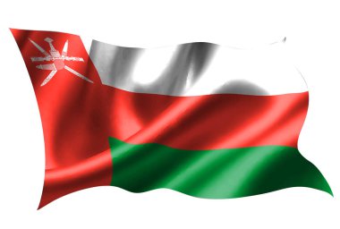 Umman ulusal bayrak ipeği simgesi