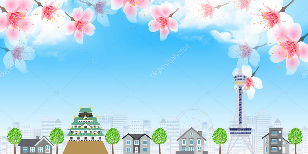 Cherry Blossoms flower spring background