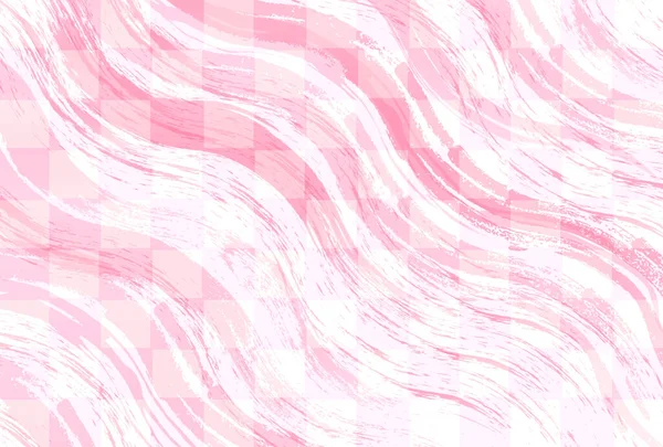 日本のピンクの春の背景 — ストックベクタ
