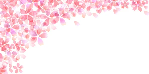 Cerezo Flor Primavera Fondo — Vector de stock