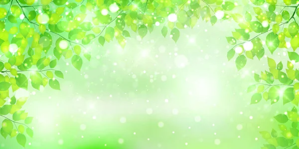 Зеленый Свет Фоне Неба — стоковый вектор