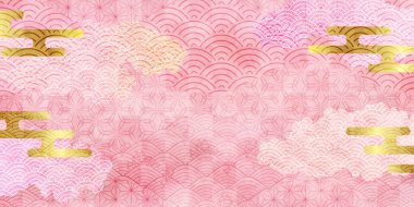 Bahar Japon desen arka planı