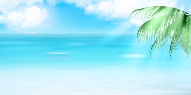 Deniz yazı gökyüzü manzarası arka planı 