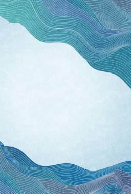 Deniz dalgası Japon modeli yaz ziyareti 
