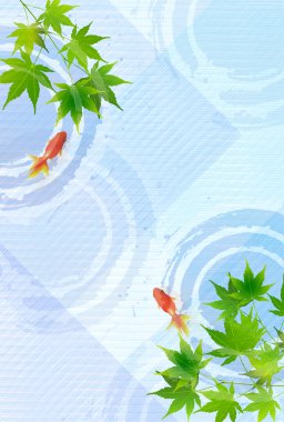 Japon kâğıdı Japon yaz tatili. 