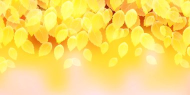 Sonbahar, sonbahar manzarası arka planından ayrılıyor 