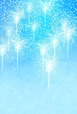 Havai fişekler yaz kutlamaları arka plan 