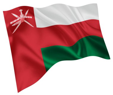 Umman ulusal bayrağı dünya simgesi 