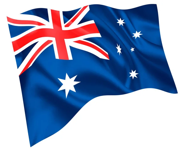 Bandeira Nacional Austrália World Icon —  Vetores de Stock