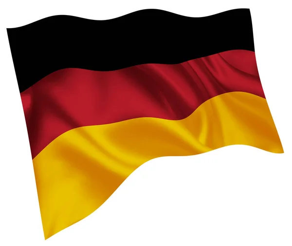 Deutschland Nationalflagge World Ikone — Stockvektor
