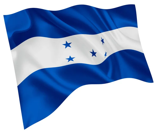 Honduras Drapeau National Icône Mondiale — Image vectorielle