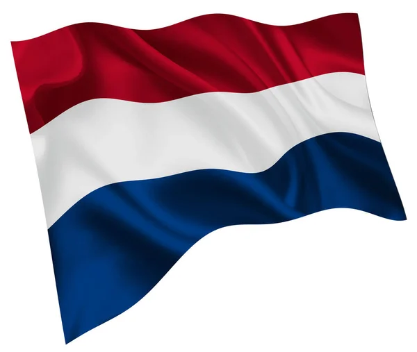 Nederlandse Vlag Wereld Pictogram — Stockvector