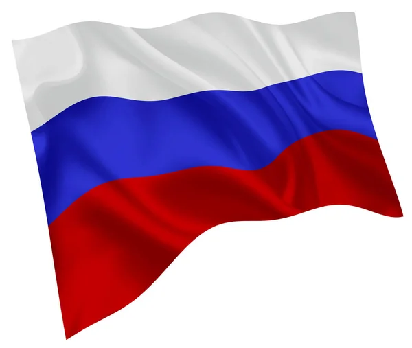 Ρωσική Εθνική Σημαία Παγκόσμια Εικόνα — Διανυσματικό Αρχείο