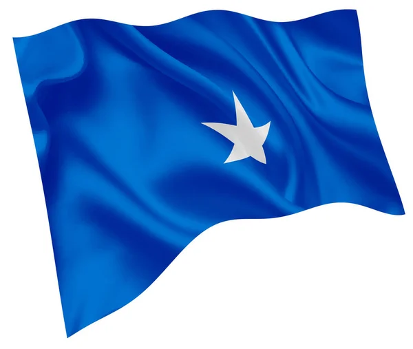 Παγκόσμια Εικόνα Της Εθνικής Σημαίας Της Σομαλίας — Διανυσματικό Αρχείο
