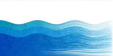 Dalga deniz yaz selamlaşmaları arka planda 