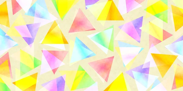 Japanese Paper Triangle Colorful Background — 스톡 벡터