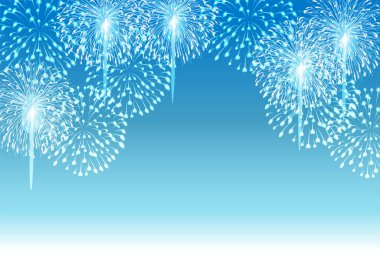 Havai fişekler gece gökyüzü arkaplanı 