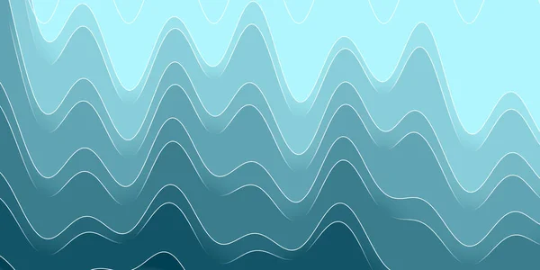 Wave Japanese Pattern Summer Background — Stock Vector