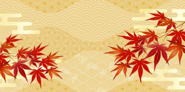 Sonbahar yaprakları akçaağaç sonbahar arkaplanı